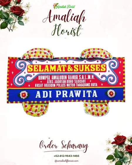 Papan Bunga Ucapan Selamat Degayu